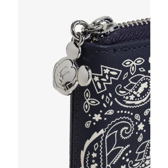 Loungefly Disney‎ Mickey Mouse Bandana Patterned Convertible Backpack & WALLET!